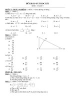 tuyển sinh có đáp án