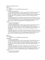 Đề thi môn Giám định nước pptx