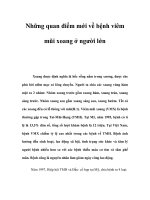 Những quan điểm mới về bệnh viêm mũi xoang ở người lớn ppsx