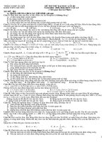 Đề thi thử ĐH khối chuyên Sư phạm