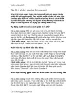 Các lỗi hay gặp trên Word