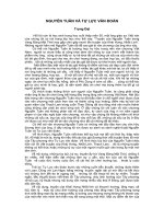 NGUYỄN TUÂN VÀ TỰ LỰC VĂN ĐOÀN