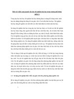 Một vài ý kiến xung quanh việc dạy thí nghiệm hóa học trong trường phổ thông doc