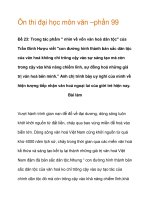 Ôn thi đại học môn văn – Trình bày suy nghĩ của mình về hiện tượng tiếp nhận văn hoá ngoại lai của giới trẻ hiện nay pdf