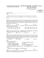 ĐỀ THI THỬ ĐẠI HỌC – CAO ĐẲNG NĂM 2011 MÔN: HÓA KHỐI A,B docx