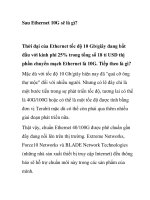 Sau Ethernet 10G sẽ là gì? ppsx