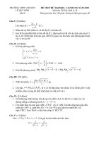ĐỀ THI THỬ ĐH KHOI A B 2010