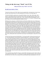 NHỮNG NÉT ĐỘC ĐÁOTRONG