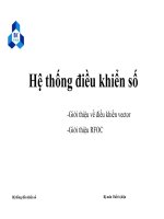 Hệ thống điều khiển số -Giới thiệu về điều khiển vector -Giới thiệu pptx