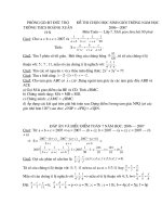 Mot so de thi HSG huyen NHo Quan