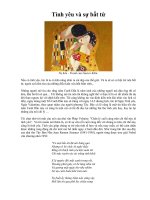 Tình yêu và sự bất tử