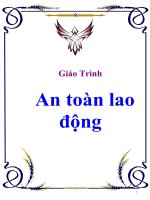 Giáo trình: An toàn lao động docx