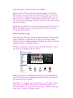 Cảm giác sử dụng Chrome OS ngay trên Windows potx
