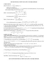 ĐỀ THI THỬ ĐẠI HỌC MÔN TOÁN 2011 - 4 pptx