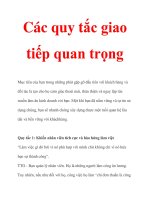 Các quy tắc giao tiếp quan trọng pdf