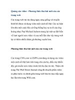 Quảng cáo video - Phương thức thu hút mới của các trang web pps