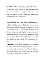 Mười điều cần biết trong nhượng quyền kinh doanh potx