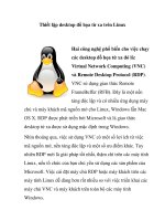 Thiết lập desktop đồ họa từ xa trên Linux doc