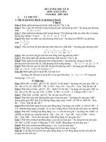 Đề cương ôn tập Toán 8