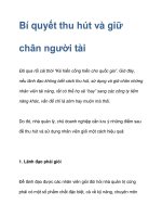 Bí quyết thu hút và giữ chân người tài doc