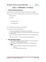 Bổ túc kiến thức C sử dụng KeilC ARM