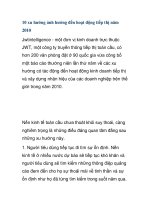 10 xu hướng ảnh hưởng đến hoạt động tiếp thị năm 2010 doc