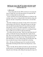 THÔNG QUA DẠY CHỦ ĐỀ TỰ CHỌN GIÚP HỌC SINH TÌM PHƯƠNG PHÁP HỢP LÝ ĐỂ PHÂN TÍCH ĐA THỨC THÀNH NHÂN TỬ