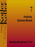 Analyzing Business Markets pptx