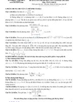 Đề thi thử đại học môn toán 2014