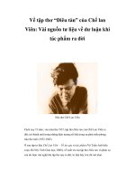 Về tập thơ “Điêu tàn” của Chế lan Viên pot