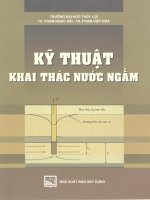 Kỹ thuật khai thác nước ngầm - Phần 1 potx