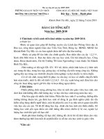 Báo cáo tổng kết năm học 2009-2010