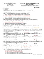 15 ĐỀ THI THỬ MÔN VẬT LÝ - ĐỀ SỐ 13 ppt