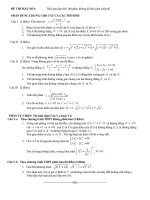 Đề số 6 - Đề tổng hợp luyện thi đại học môn toán chương trình không phân ban docx
