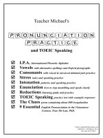 teacher michaels pronunciation practice & speaking test