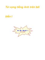 Từ vựng tiếng Anh trên bãi biển I pdf