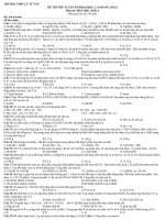 ĐỀ THI THỬ ĐẠI HỌC CAO ĐẲNG TRƯỜNG THPT LÝ TỬ TẤN 2