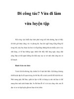 Đi công tác? Vừa đi làm vừa luyện tập doc