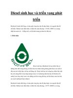 Diesel sinh học và triển vọng phát triển pptx