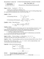 Đề thi DH sáng tạo cực kì