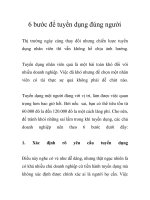 6 bước để tuyển dụng đúng người ppsx