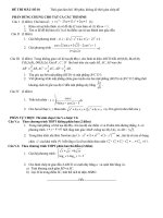 Đề số 10 - Đề tổng hợp luyện thi đại học môn toán chương trình không phân ban pdf