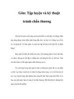 Gôn: Tập luyện và kỹ thuật tránh chấn thương potx