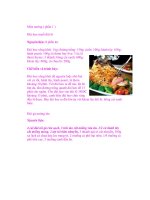 Món nướng ( phần 1 ) pps