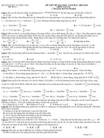 ĐỀ THI THỬ ĐH -VẬT LÝ 2010 (27)