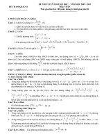 ĐỀ THAM KHẢO MÔN TOÁN ÔN THI ĐẠI HỌC NĂM 2010 - 11 pptx