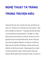 NGHỆ THUẬT TẢ TRĂNG TRONG TRUYỆN KIỀU pptx