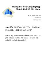 Những nguyên lý cơ bản của Chủ nghĩa Mac Lê nin pot