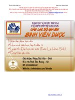 Tài liệu sinh học 12 - Một số bài tập quy luật di truyền pdf