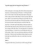 Tạo biểu tượng shortcut tường lửa trong Windows 7 doc